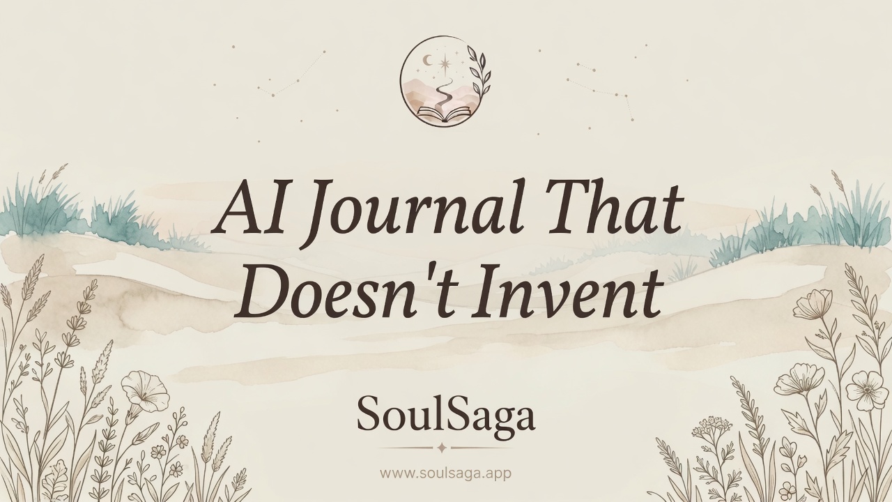 AI Journal That Doesn't Invent
