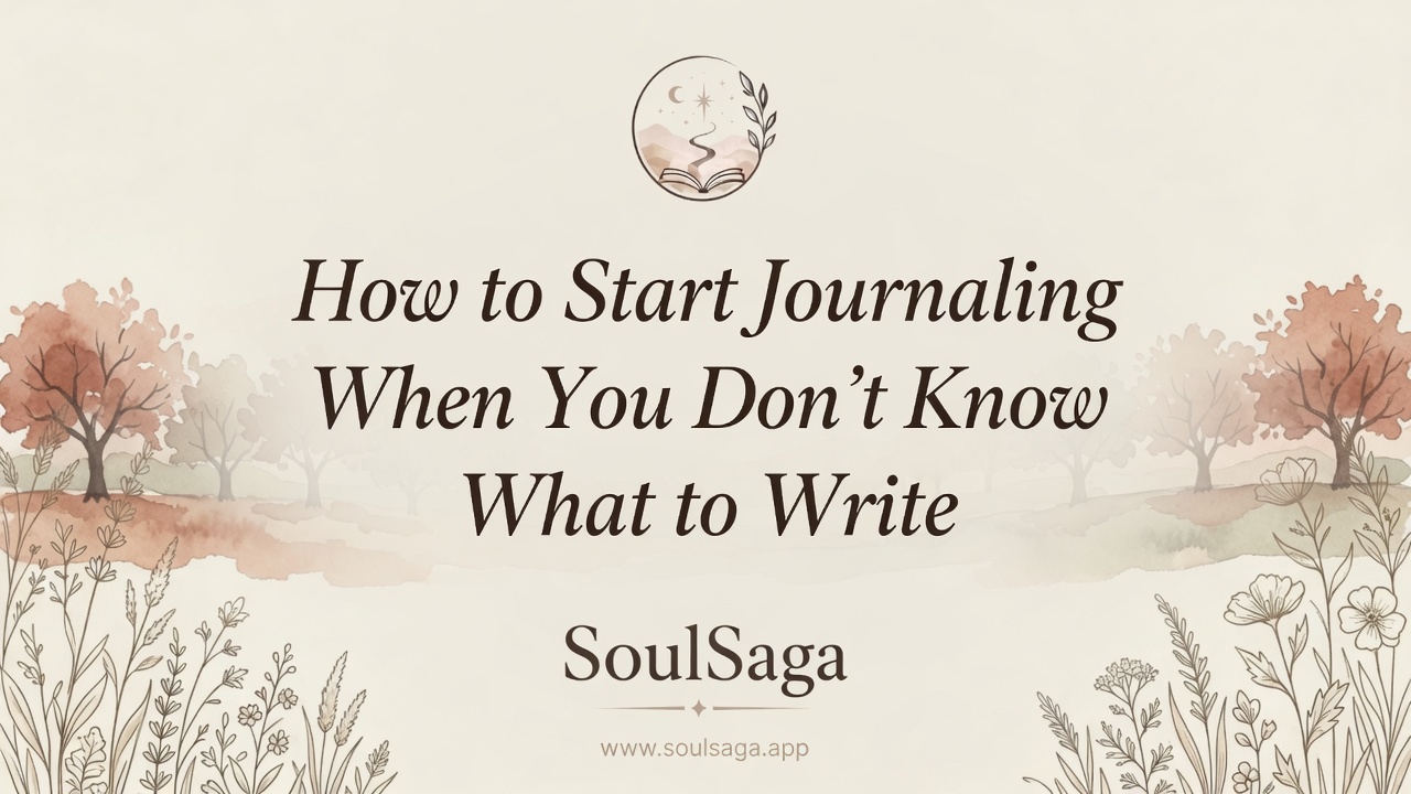 How to Start Journaling When You Don't Know What to Write