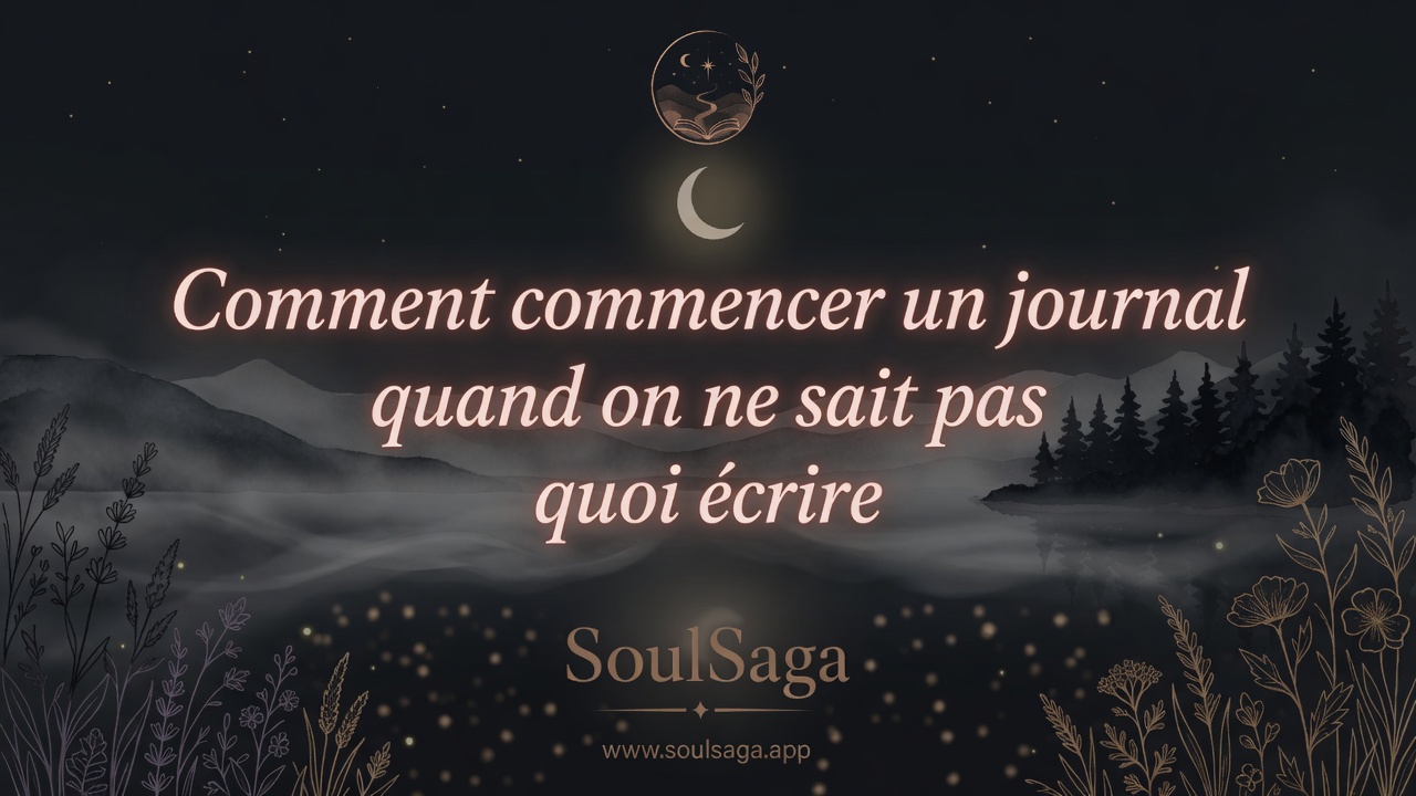 Comment commencer un journal quand on ne sait pas quoi écrire